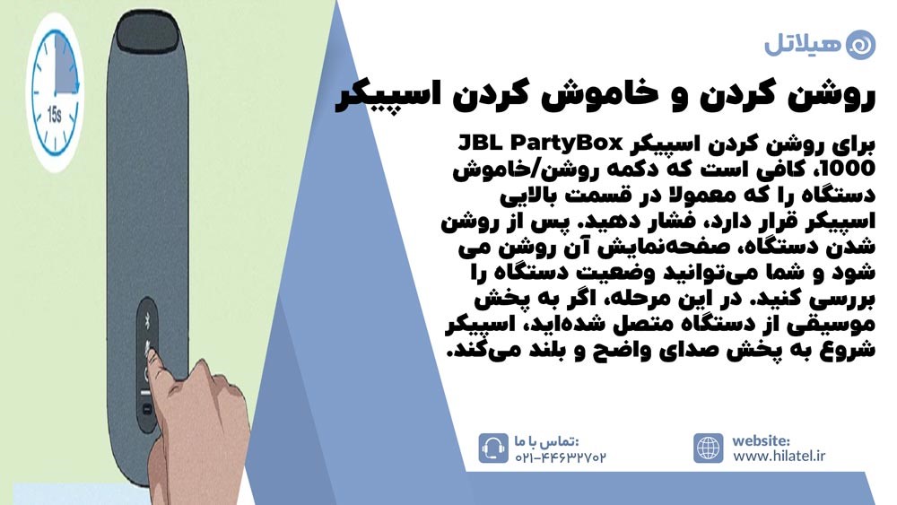 طریقه روشن و خاموش کردن اسپیکر